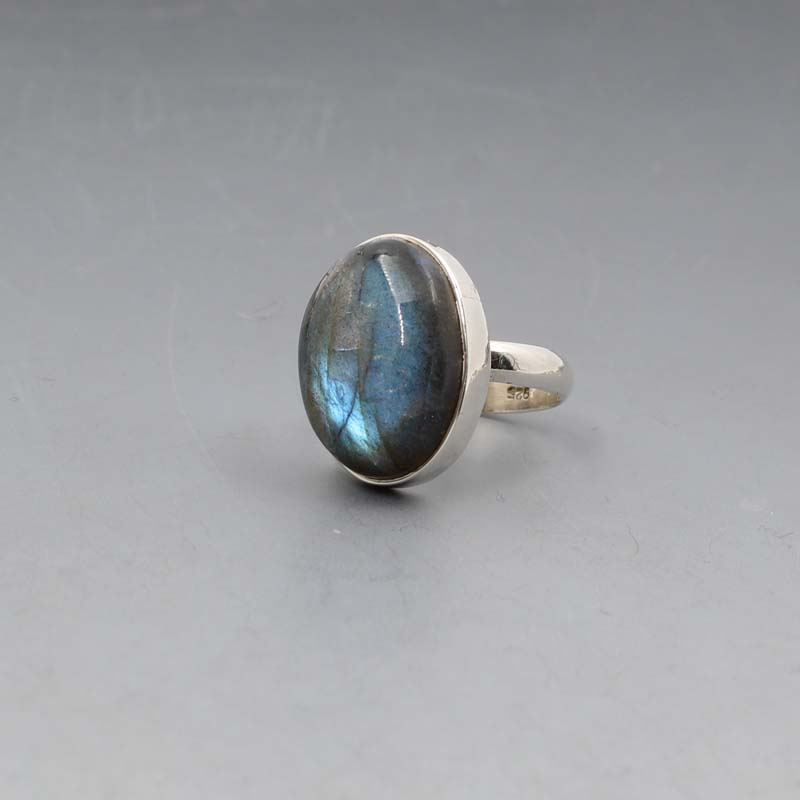 Online Stunning 925 Sterling Silver Citrine Labradorite Ring